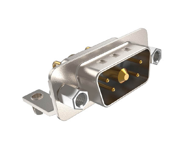 D-SUB 5W190 Degree Male Rivet Bracket Harpoon Lock Screw